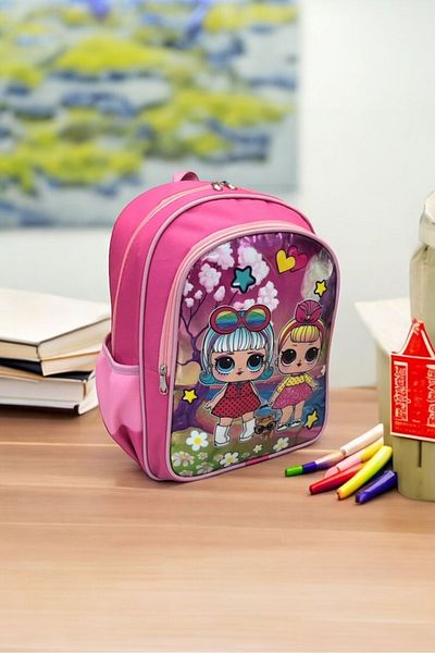 AGOÇANTA Girl's Pink Nutritional Set School Bag