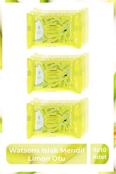 Watsons Lemon Wet Wipes - 3X10 Pieces