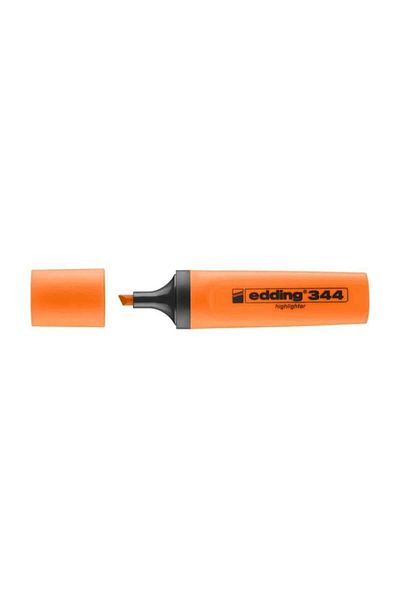 Edding 10 Pieces Orange Highlighter - 344 Model
