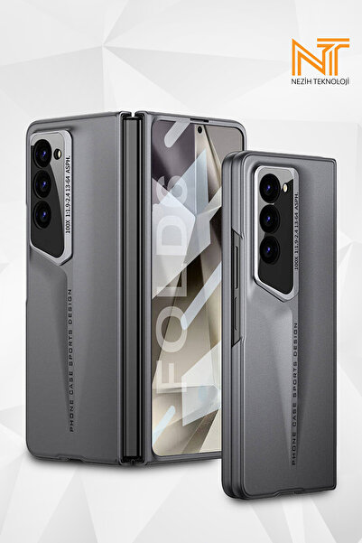 Nezih Case Samsung Galaxy Z Fold 6 Uyumlu Ultra İnce Kameralı Korumalı Sert R...