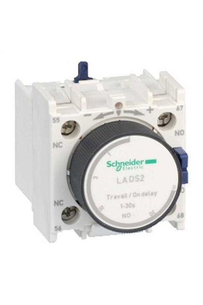 Schneider Electric Schneider Lads2 Tesys D - Time Geckm Yard Kontk Block - 1Na 1Nk - Screw Clamp Terminals
