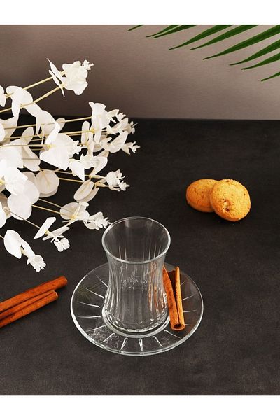 Paşabahçe 12 Piece Elysia Tea Set