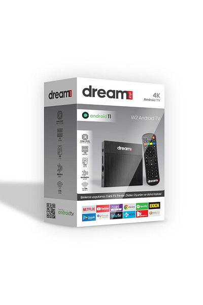 Dreamstar W2 أندرويد 11 4K أندرويد صندوق التلفزيون