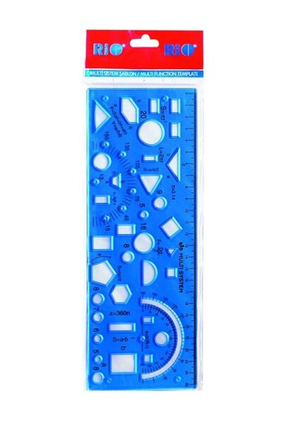 Rio Multi Sistem Şablon 25cm 1 Adet
