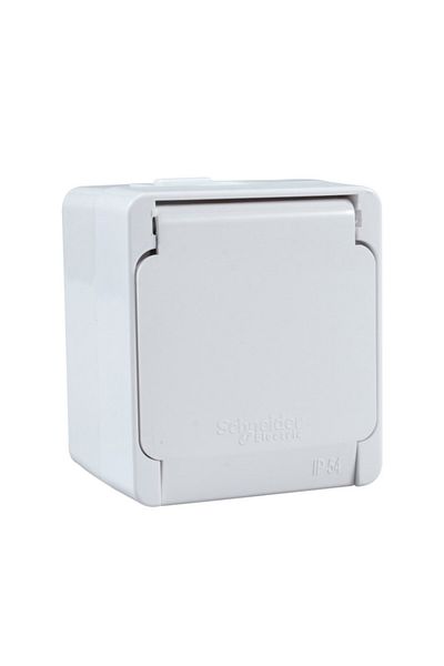 Schneider Electric شنايدر Nml4100121 مقبس مرطب Rj11 باللون الأبيض