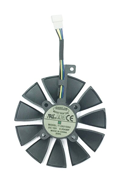 Everflow Asus Rog Strix Gtx 1060 Fan T129215su 87mm 4 Vida 4 Pin Fan