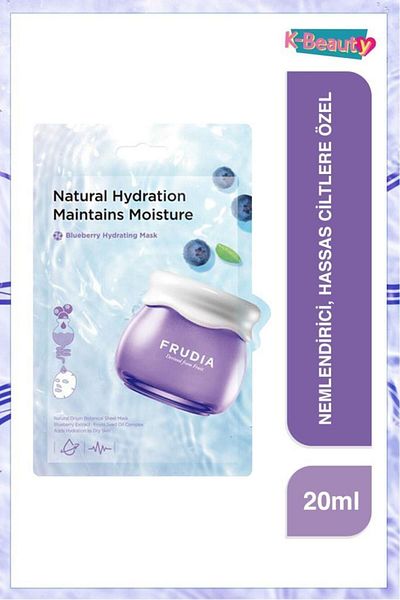 FRUDIA 3 Blueberry Face Mask - Moisturizing