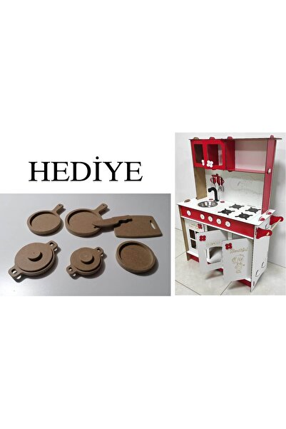 EMRİN AHŞAP OYUNCAK VE HEDİYELİK EŞYA Sürpriz Hediyeli Büyük Ahşap Oyuncak Mu...