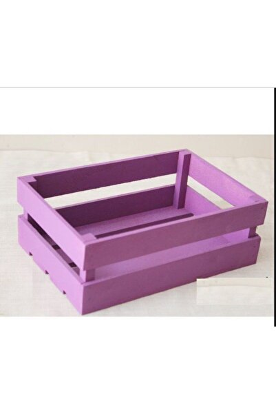 DEMBEY AHŞAP ATÖLYE Ahşap Kasa Raf Çiçeklik Kitaplık Renkli Mini Kasa Ahsap K...