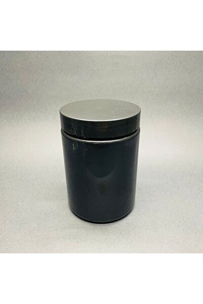 Pause Art Home 1000 CC PLASTİK SİYAH KREM KAVANOZU - SİYAH KAPAKLI - 1000 ML ...