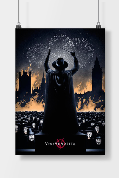 Luna Marissa V for Vendetta  Poster Çerçevesiz Duvar Posteri