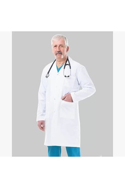 VAYVAYLI Guler cămașă, mărime medie, albă, haină de laborator pentru profesori de doctor