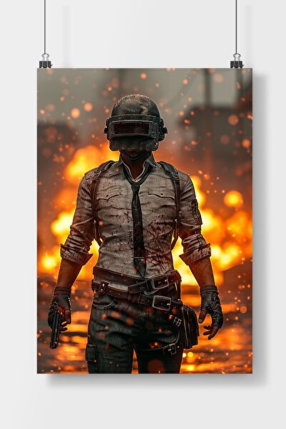 Luna Marissa PUBG Battlegrounds Oyun Poster Çerçevesiz Duvar Posteri