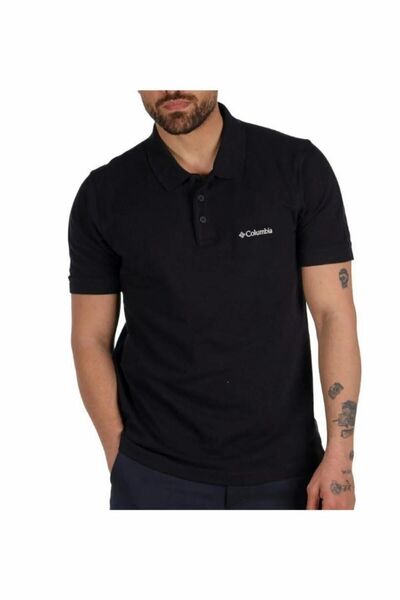 Columbia Cs0214 Cascade Range - Ανδρικό μπλουζάκι πόλο από μονόχρωμο υλικό 9180091010