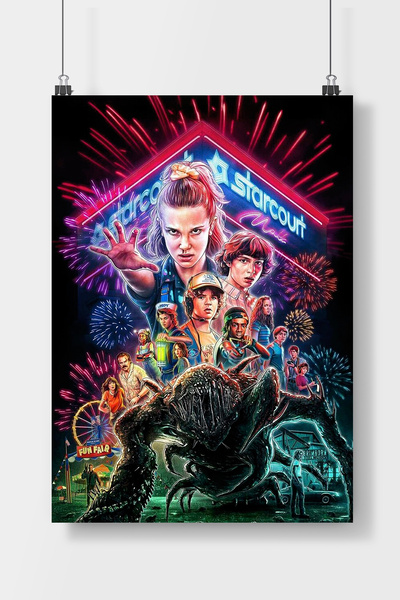 Luna Marissa Stranger Things Dizi  Poster Çerçevesiz Duvar Posteri