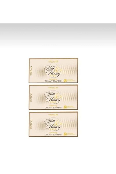 Oriflame Milk & Honey Gold 3-Piece Softening Creamy Soap Set
