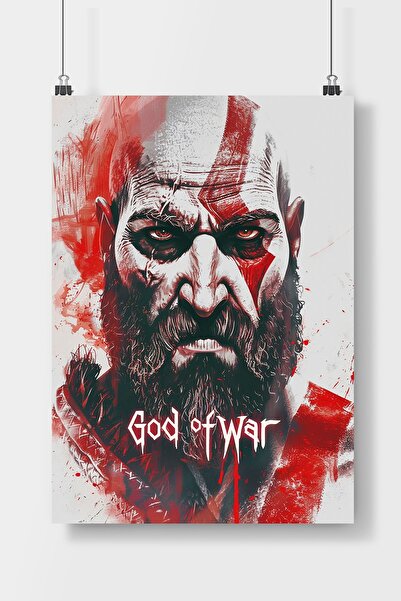 Luna Marissa God Of War Kratos Oyun Poster Çerçevesiz Duvar Posteri