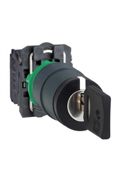 Schneider Electric Schneider Xb5ag33 - 22 Mm Plastic Locked Button 2na 2-0-1 Open-close