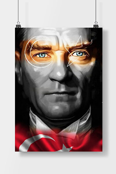 Luna Marissa Gazi Mustafa Kemal Atatürk Poster Çerçevesiz Duvar Posteri