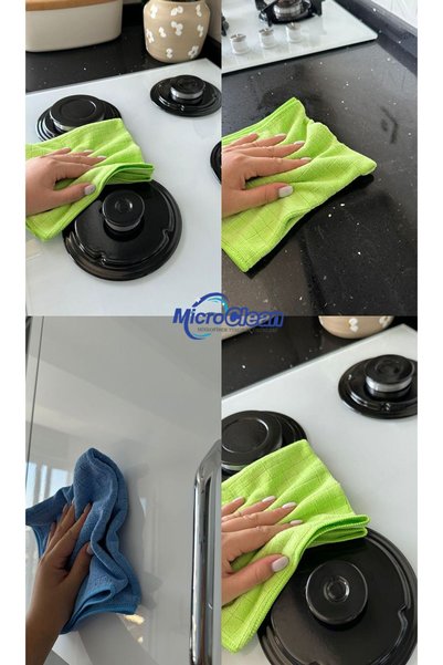 Micro Clean Miss Clean 1 Piece Microfiber Kitchen Cloth Colorful