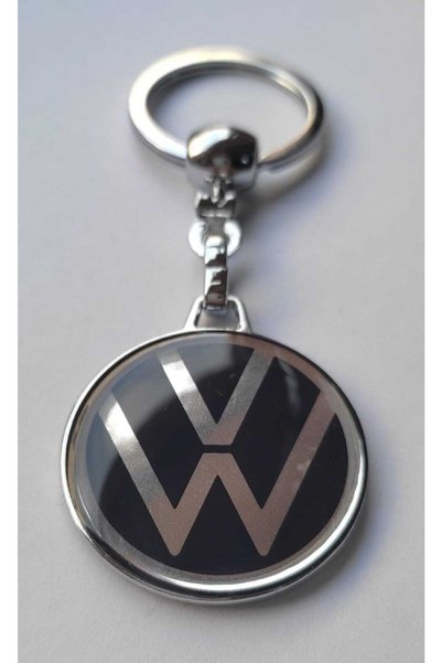 Modül Metal Car Keychain with Volkswagen Logo - New Logo