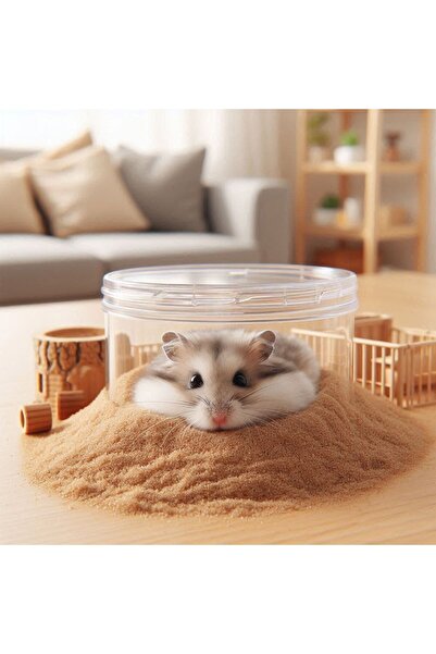 MDİZMİR Gonzales Hamster Banyo Kumu Yarım KG Deri ve Tüy Sağlığı MD İzmir Hamster