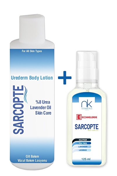 Sarcopte Koruyucu Cilt Bakım Losyonu Güçlü Formül Urederm Onarıcı Ve Yatıştırıcı Bakım Kremi