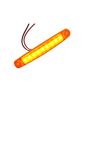 Larimar Motosiklet Reflektör Turuncu 12v 9 Led-vida Bağlantılı Çanta-plaka Için Işık-heryere Montaj Edilir