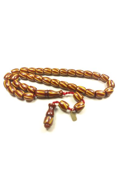 İskeçe Tesbih Muhammad Dabbas Master - Chihlimbar de stoarcere cu artă semnat...