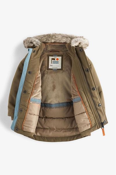 Next Hooded Faux Fur Parka