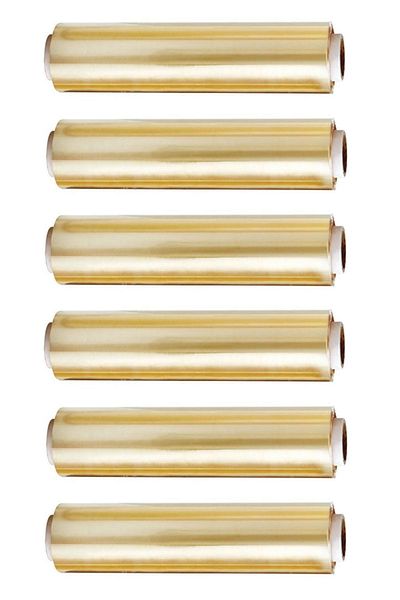 DÜNYAPACK Stretch Film Food Stretch 45 Cm 300 Mt 8 Micron (6 Pieces)