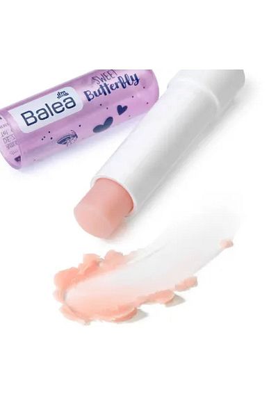 BALEA Vitamin Children's Lip Moisturizer - Sweet Butterfly Protective Balm - Imported German Brand