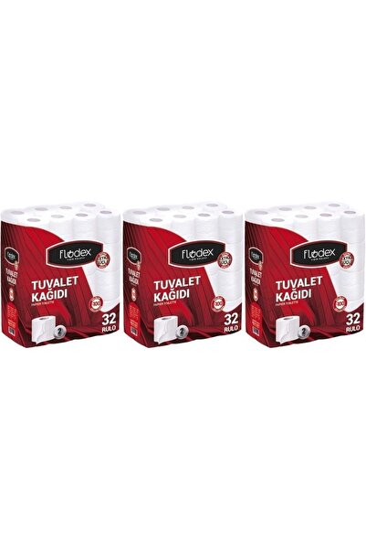 FLODEX Tuvalet Kağıdı Çift Katlı 96 Lı Paket (3pk*32) (extra Güçlü Serisi)