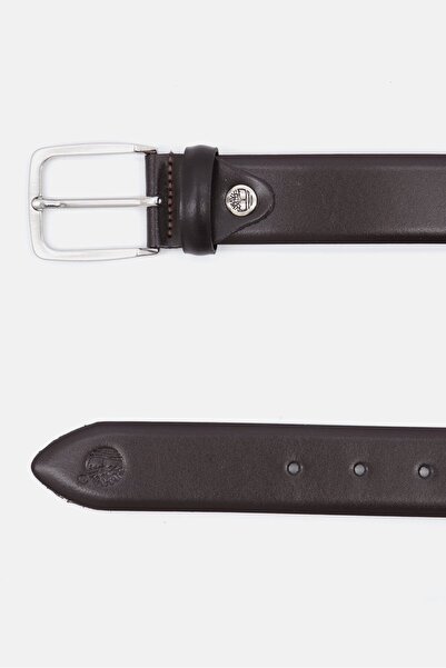 Timberland Men Leather Belt, Brown