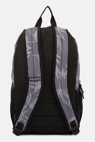 Volcom حقيبة ظهر بشعار العلامة التجارية للرجال 28 سم طولاً × 46 سم ارتفاعًا × 9 سم عرضًا، مجموعة رمادية