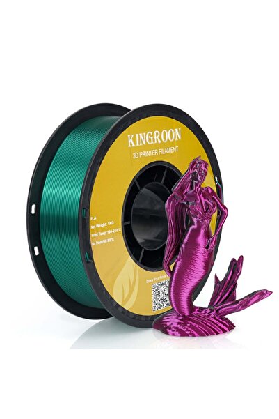 KINGROON Dual Color Filament - Çift Renk Kırmızı Yeşil - 1.75mm - 1Kg