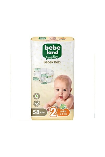 Bebeland Bebek Bezi Mini No.2 58'li