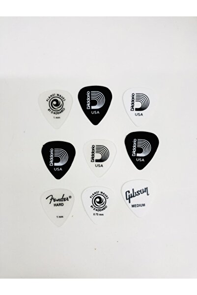 DEGO MÜZİK 9 Adet Gitar Penası / PENALARIN KALINLIKLARI AYNI VE THIN'dir. 0.4...