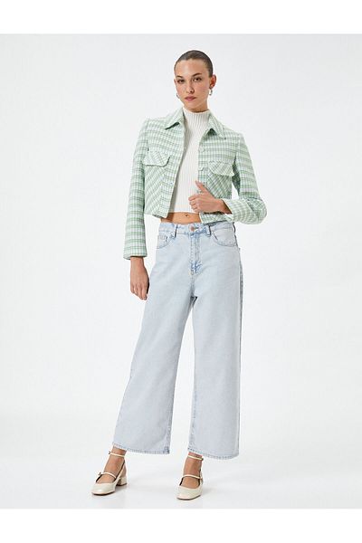 Koton Wide Leg Jeans Extra Wide Short Leg High Waist - Bianca Jean