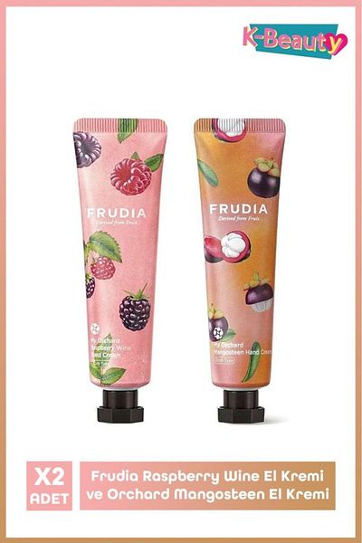 FRUDIA Raspberry Wine Hand Cream and Orchard Mangosteen Hand Cream