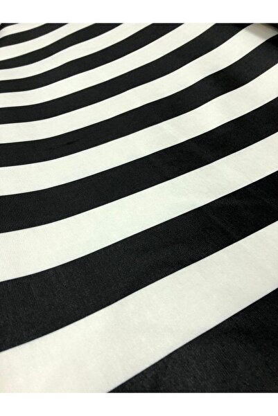 Bakırcı Kumaş Μαύρο και άσπρο ριγέ ύφασμα ταπετσαρίας