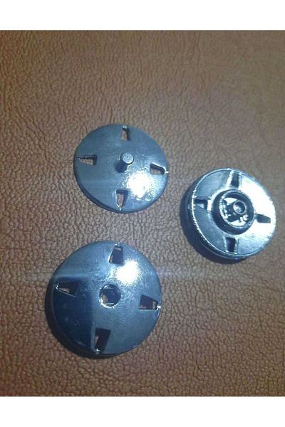 Beyna Snap Snap Hand Sewn Black Nickel Metal Button 2.5 Cm 1 Pack 5 Pieces