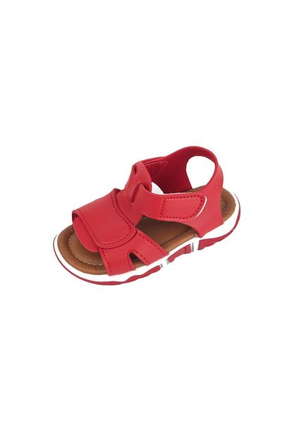 Ponchiq Strappy Red Unisex Children's Sandals