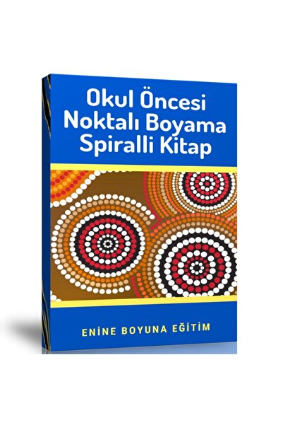EBE Enine Boyuna Eğitim كتاب حلزوني للرسم المنقط لمرحلة ما قبل المدرسة