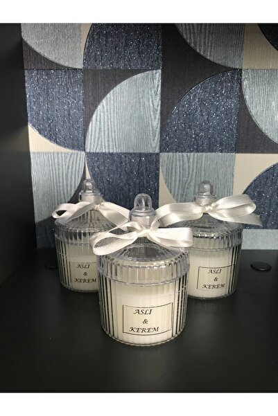 BlueDaisyCandle mika şekerlik mum  25 adet Düğün, Nişan, Nikah, Kına, Sünnet,...