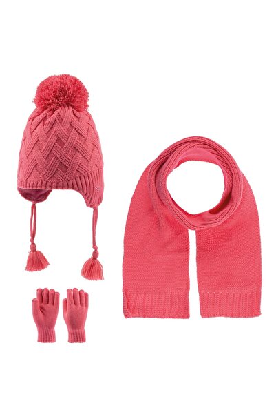 Kitti طقم قبعة صغيرة مكون من 3 قطع للفتيات بعمر 4-8 سنوات