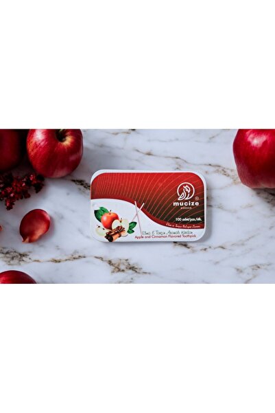 mucize Elma-Tarçın Aromalı Kürdan-Sakız ve Şeker Alternatifi -Değişik Meyve T...