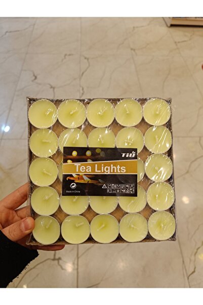 Happy Toys 50'li tea lights mum romantik masa yer dekorasyon mumu