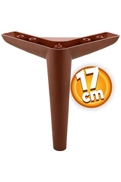 Badem10 Piko Lüks Mobilya Kanepe Tv Ünitesi Konsol Koltuk Ayağı 17 Cm Ahşap D...