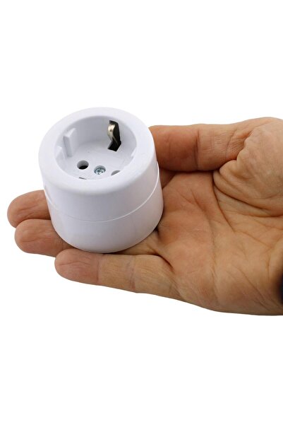 Badem10 مقبس مجموعة واحدة مستديرة مؤرضة - مقبس توصيل مثبت على السطح